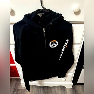 Overwatch Black Zip-Up Hoodie